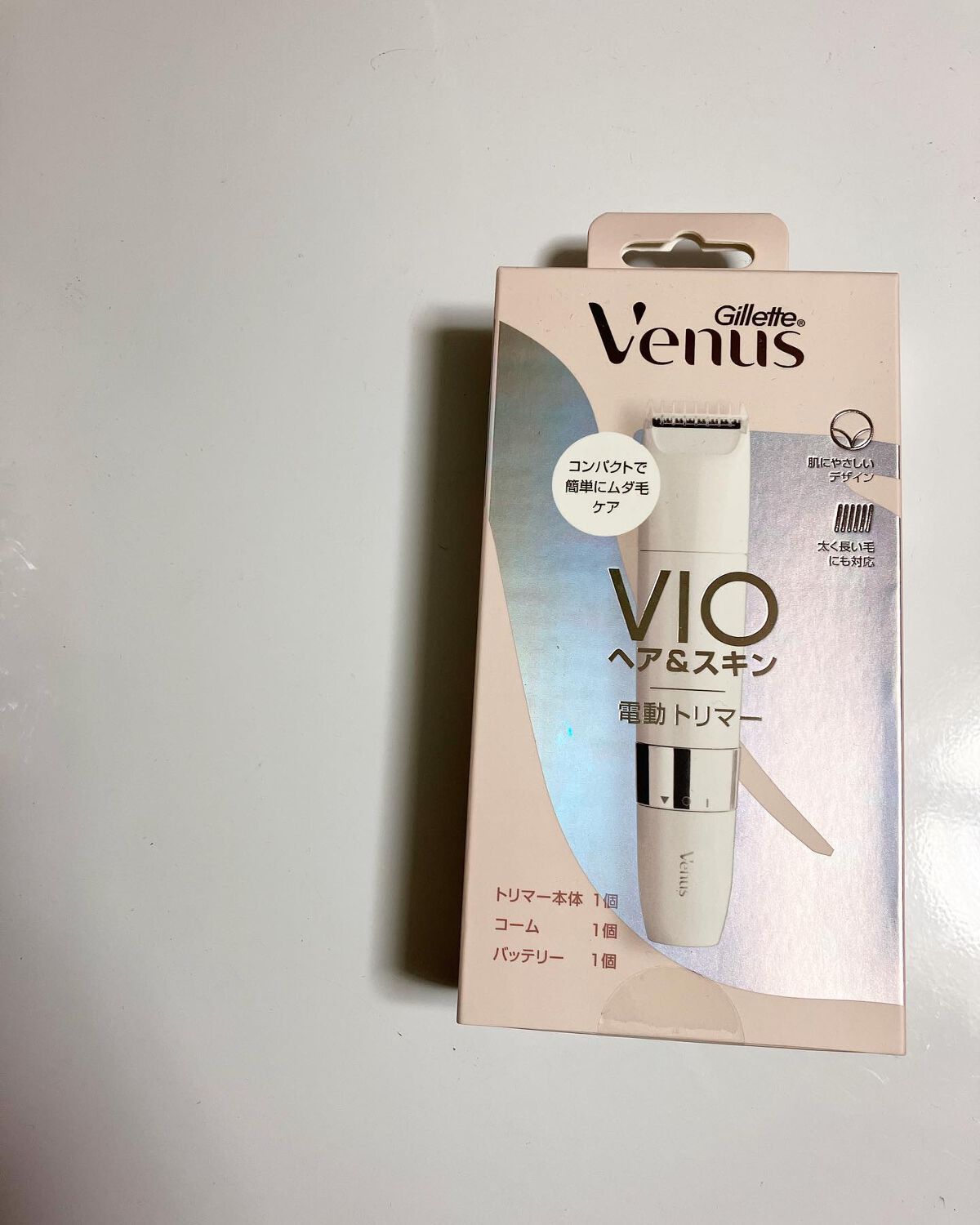 ヴィーナス VIO ヘア&スキン 2イン1クレンザー＋シェーブジェル/Gillette Venus/ムダ毛ケアを使ったクチコミ（1枚目）