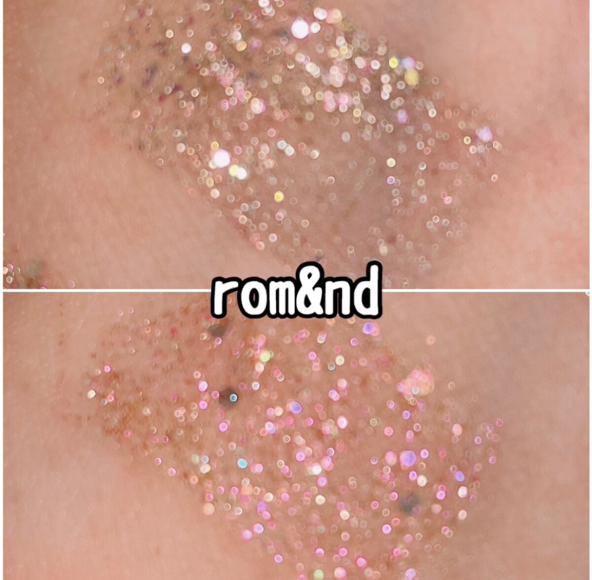 リキッド グリッター シャドウ/rom&nd/グリッターを使ったクチコミ(4枚目)