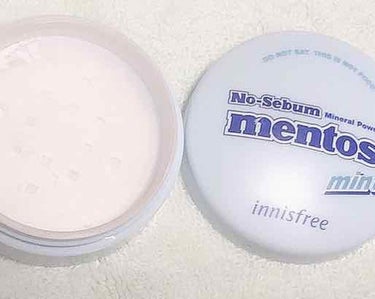 ノーセバム ミネラルパウダー LTD20 LTD201 メントス ミント/innisfree/ルースパウダーを使ったクチコミ（2枚目）