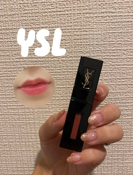 ルージュ ピュールクチュール ヴェルニ ヴィニルクリーム/YVES SAINT LAURENT BEAUTE/口紅を使ったクチコミ(1枚目)