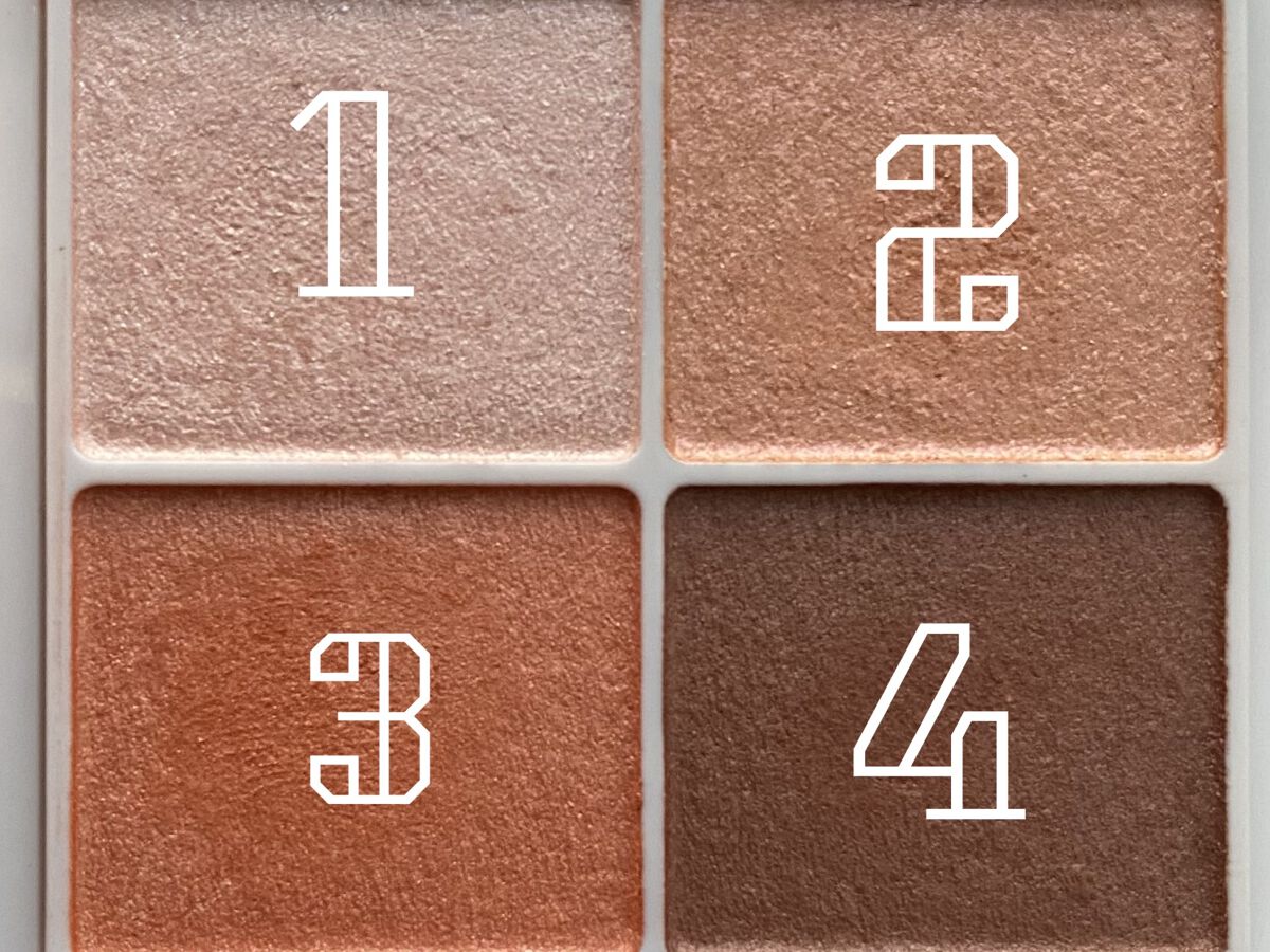 シルキースフレアイズ/キャンメイク/アイシャドウパレットを使ったクチコミ（3枚目）