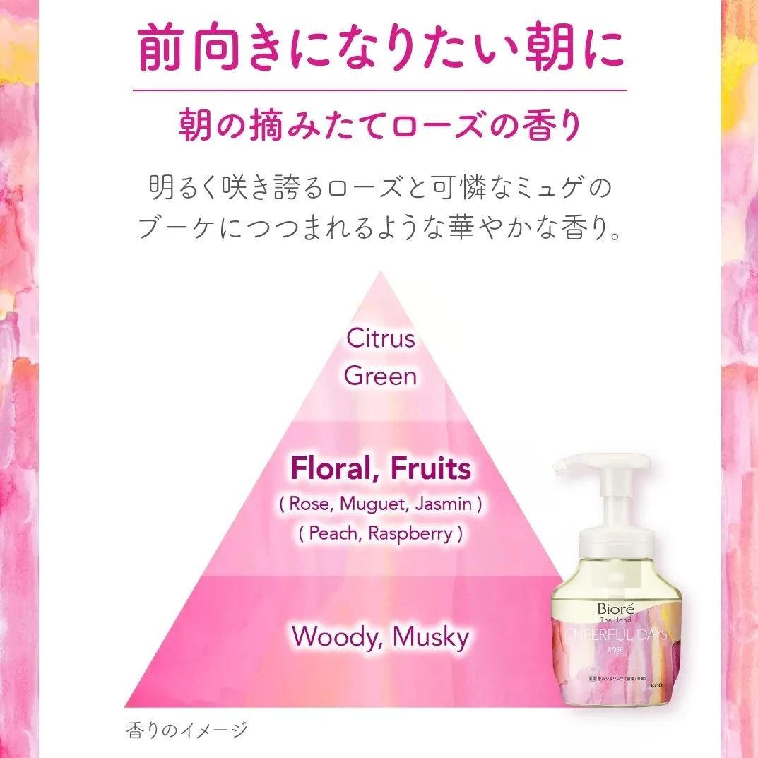 ビオレ ザ ハンド 泡ハンドソープ 朝の摘みたてローズの香り/ビオレ/ハンドソープを使ったクチコミ（3枚目）