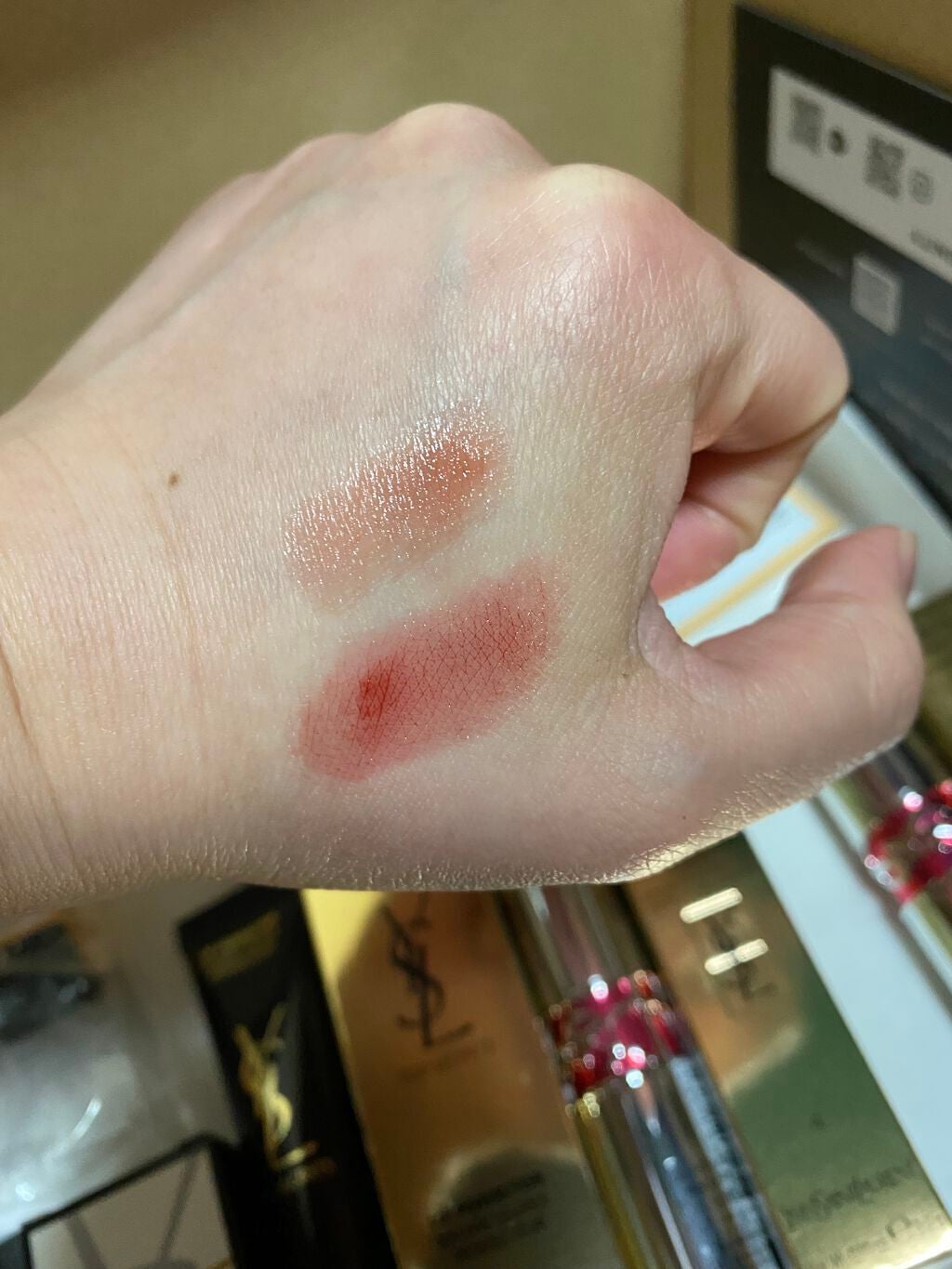 YSL ラブシャイン キャンディグレーズ/YVES SAINT LAURENT BEAUTE/口紅を使ったクチコミ(3枚目)