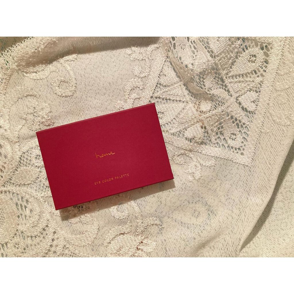 アイカラーパレット/heme/アイシャドウパレットを使ったクチコミ（1枚目）