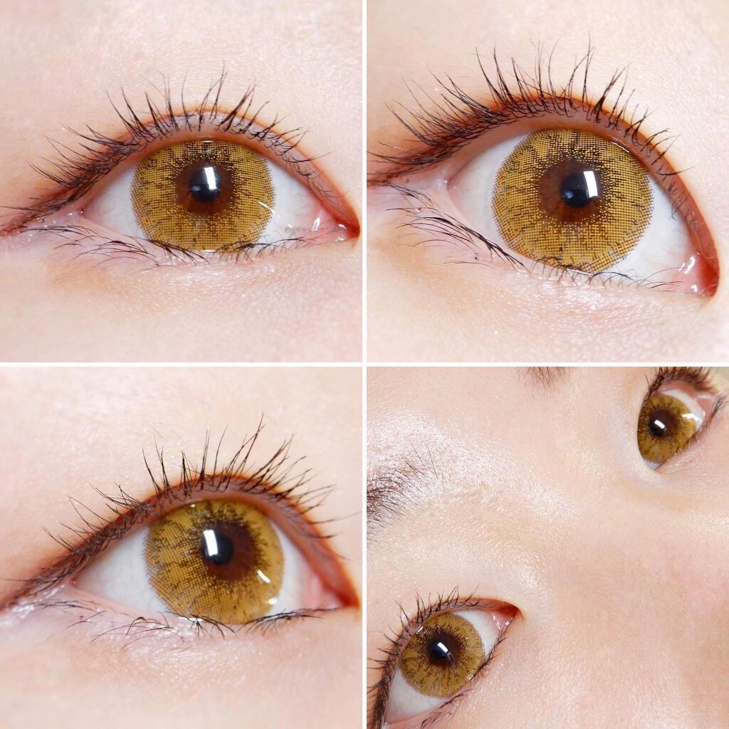 グローバイ(Glow by) ブラウン(Brown)/OLOLA/カラーコンタクトレンズを使ったクチコミ（3枚目）