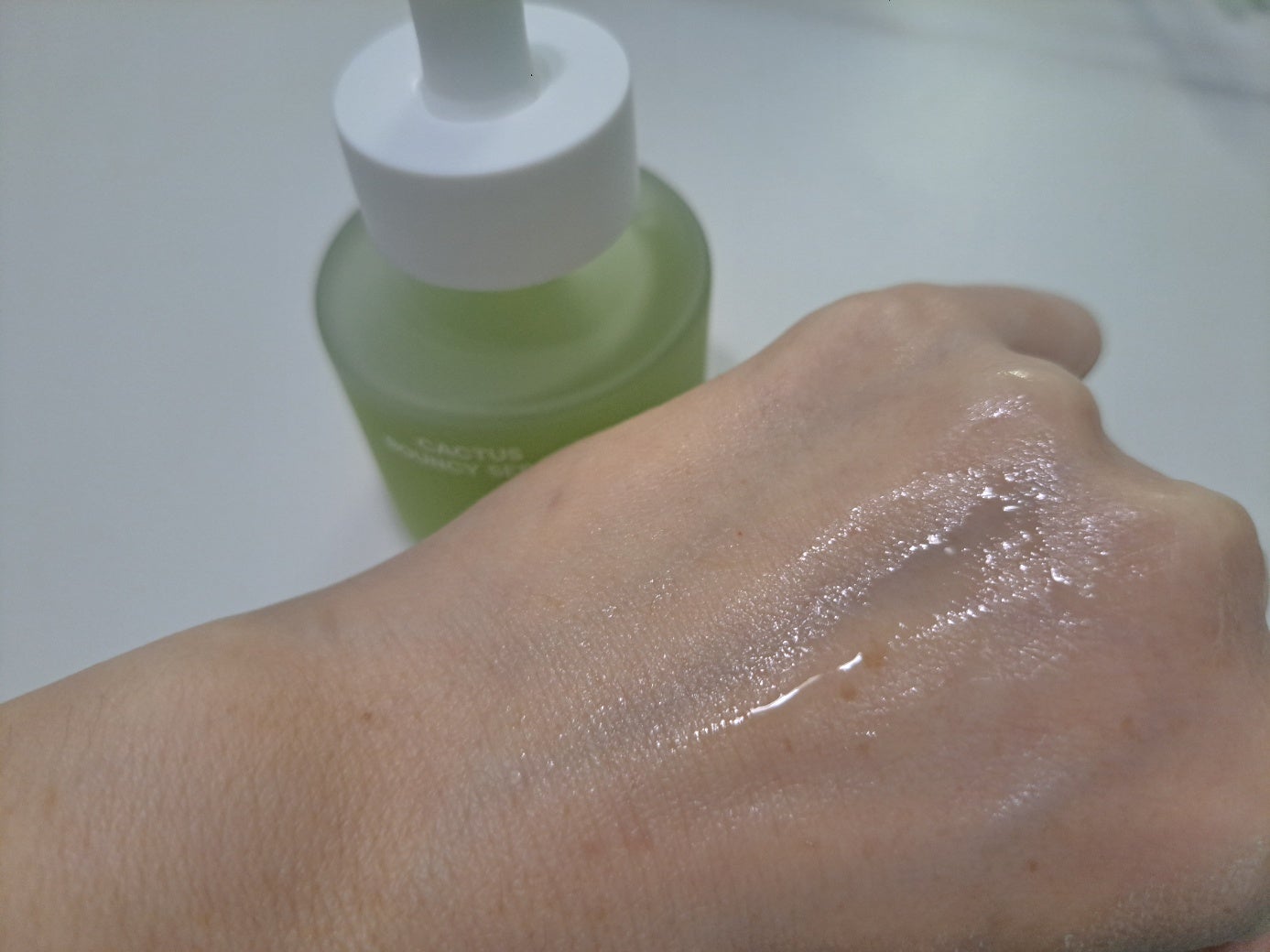 オーガニックサボテンインナースキンモイスチャーバウンシーセラム/WHAMISA/美容液を使ったクチコミ(3枚目)