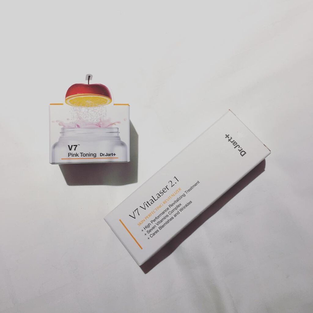 Dr.Jart＋ ドクタージャルト V7 Pink Toningのクチコミ「Dr.jart の中ではV7シリーズが好き🍎
何本目かわからない🍋これがあれば紫外線浴びた日も.....」（1枚目）