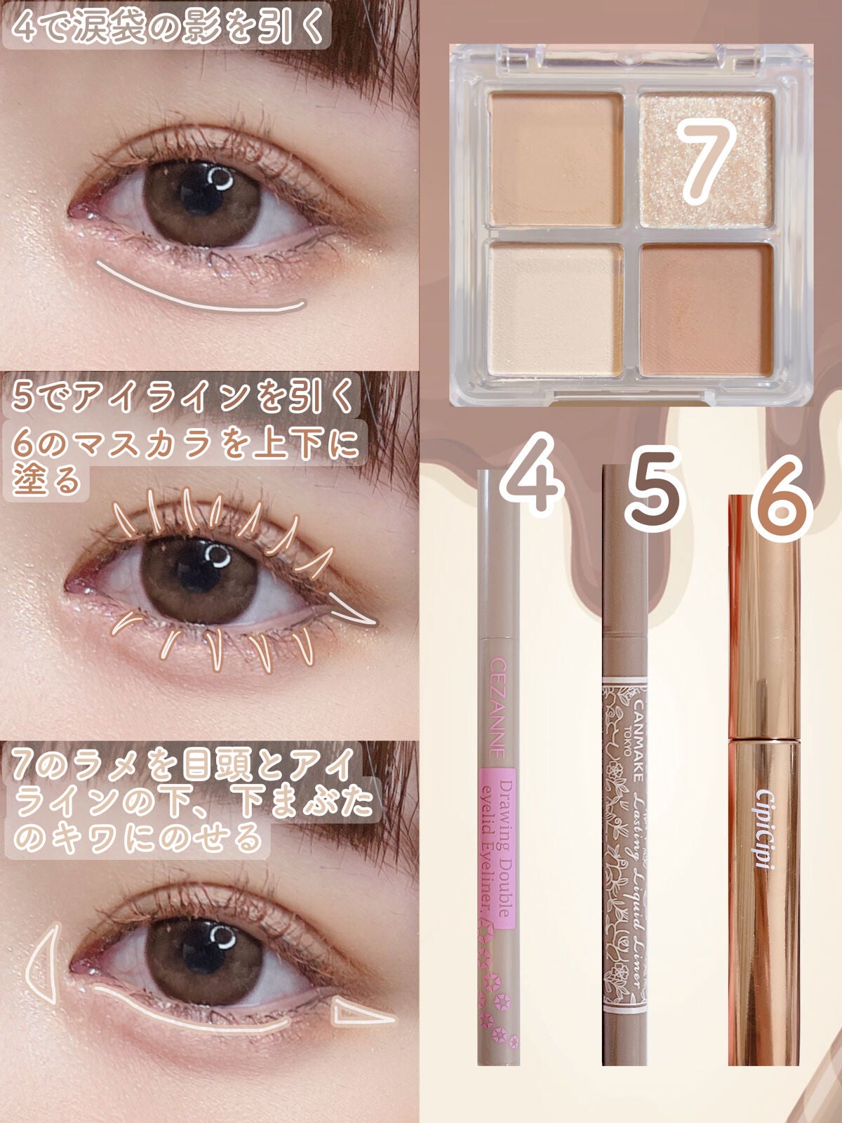 ラスティングリキッドライナー/キャンメイク/リキッドアイライナーを使ったクチコミ(3枚目)