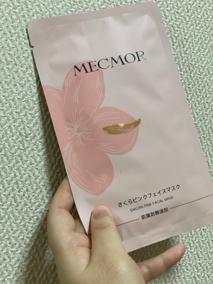 さくらピンクフェイスマスク/MECMOR/シートマスク・パックを使ったクチコミ(5枚目)