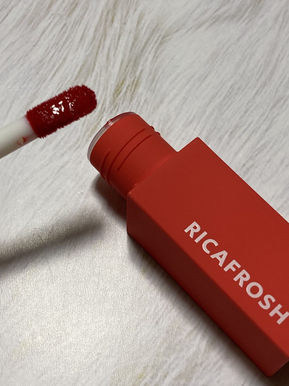 テンアント・モイス 02 モルトイエロー/RICAFROSH/リップグロスを使ったクチコミ（3枚目）