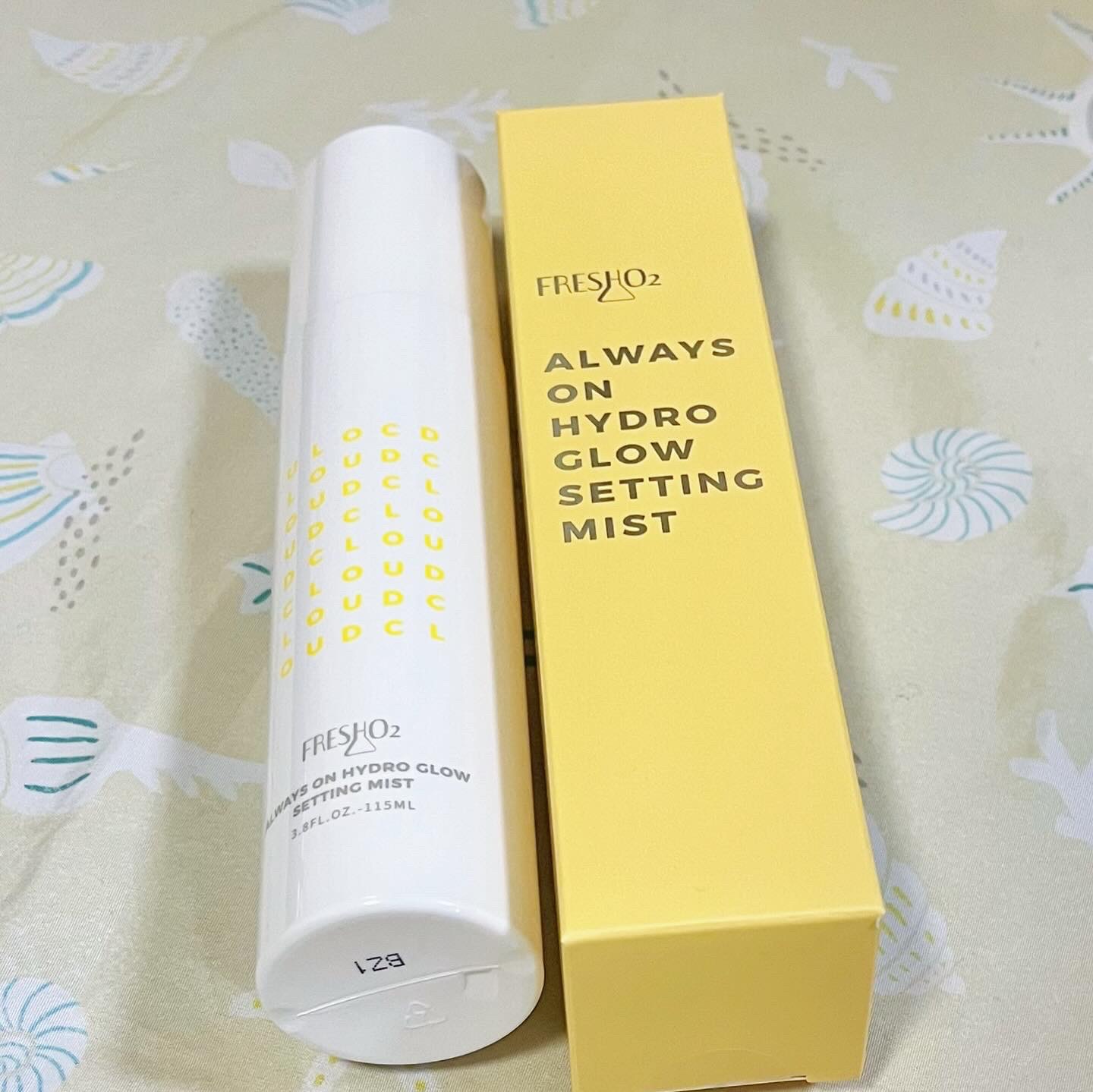 クラウドオールウェイズオン ハイドログロー メイクキー プミスト/FRESHO2/フィックスミストを使ったクチコミ（1枚目）