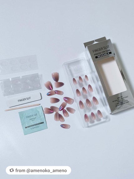 ネイルチップ(シールタイプ)/FINGER SUIT/ネイルチップ・パーツを使ったクチコミ(7枚目)