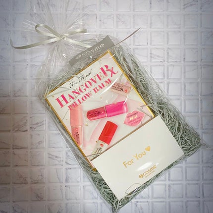 トゥーフェイスドハングオーバーピローバームリップトリートメントセット/Too Faced/リップケアを使ったクチコミ(1枚目)
