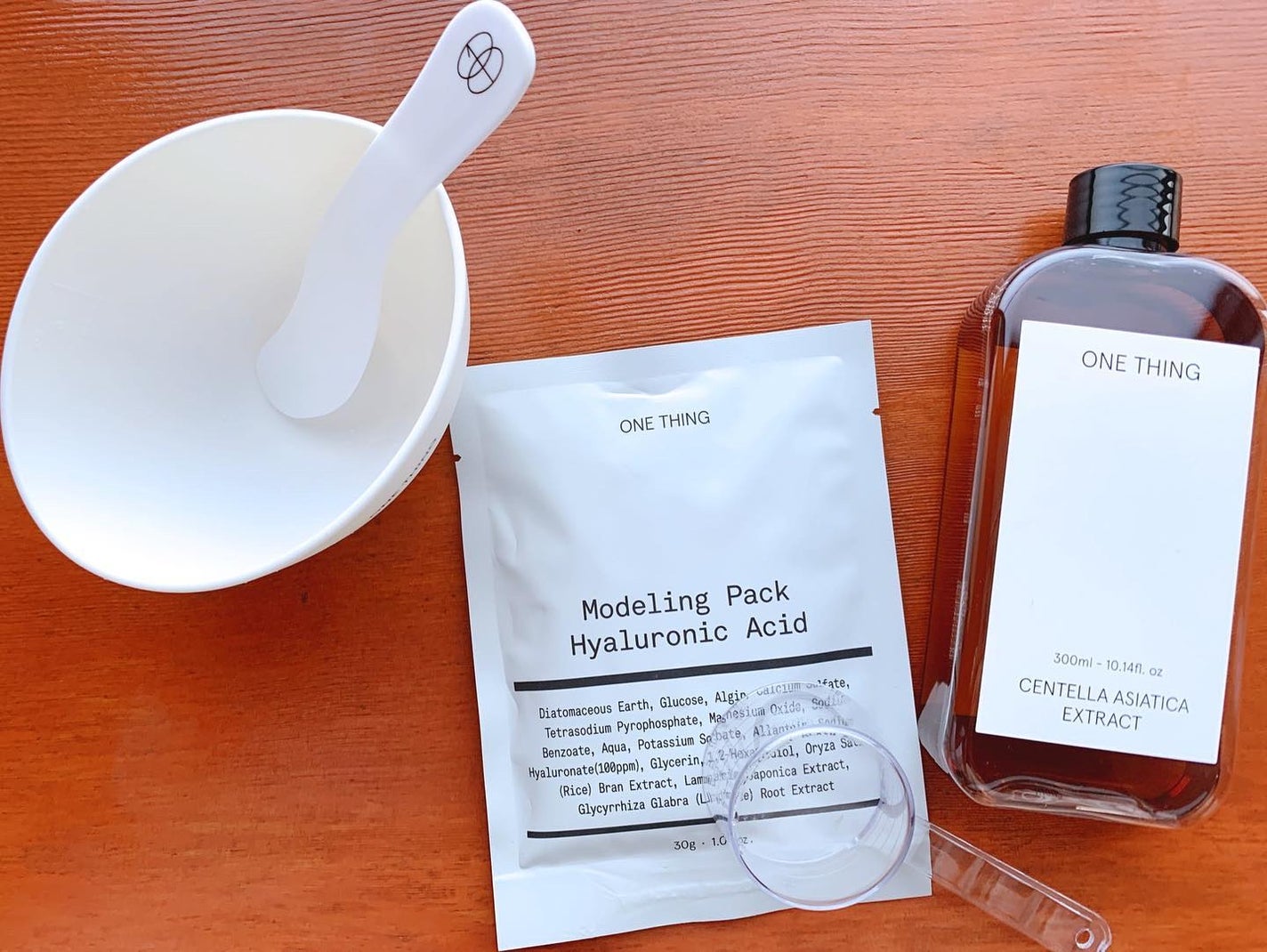 モデリングパック ヒアルロン酸 /ONE THING/洗い流すパック・マスクを使ったクチコミ(2枚目)