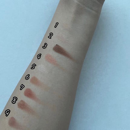 UR GLAM BLOOMING EYE COLOR PALETTE/U R GLAM/アイシャドウパレットを使ったクチコミ(4枚目)