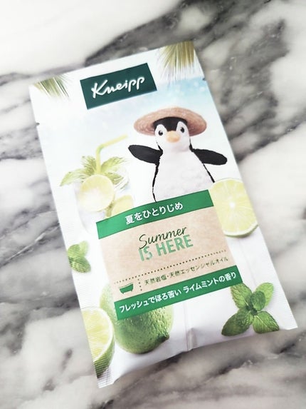 クナイプ バスソルト ライムミントの香り/クナイプ/無機塩系入浴剤を使ったクチコミ(1枚目)