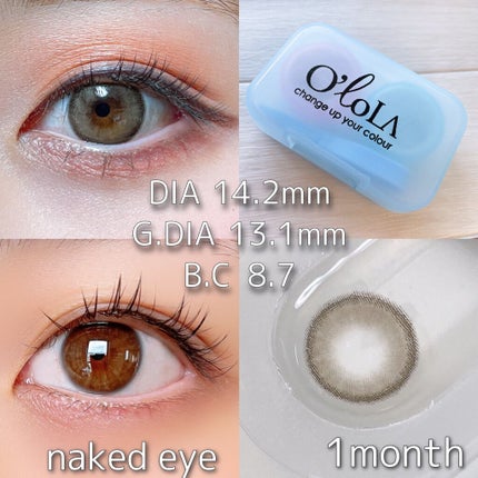 ディアサム(DearSome)/OLOLA/カラーコンタクトレンズを使ったクチコミ(2枚目)