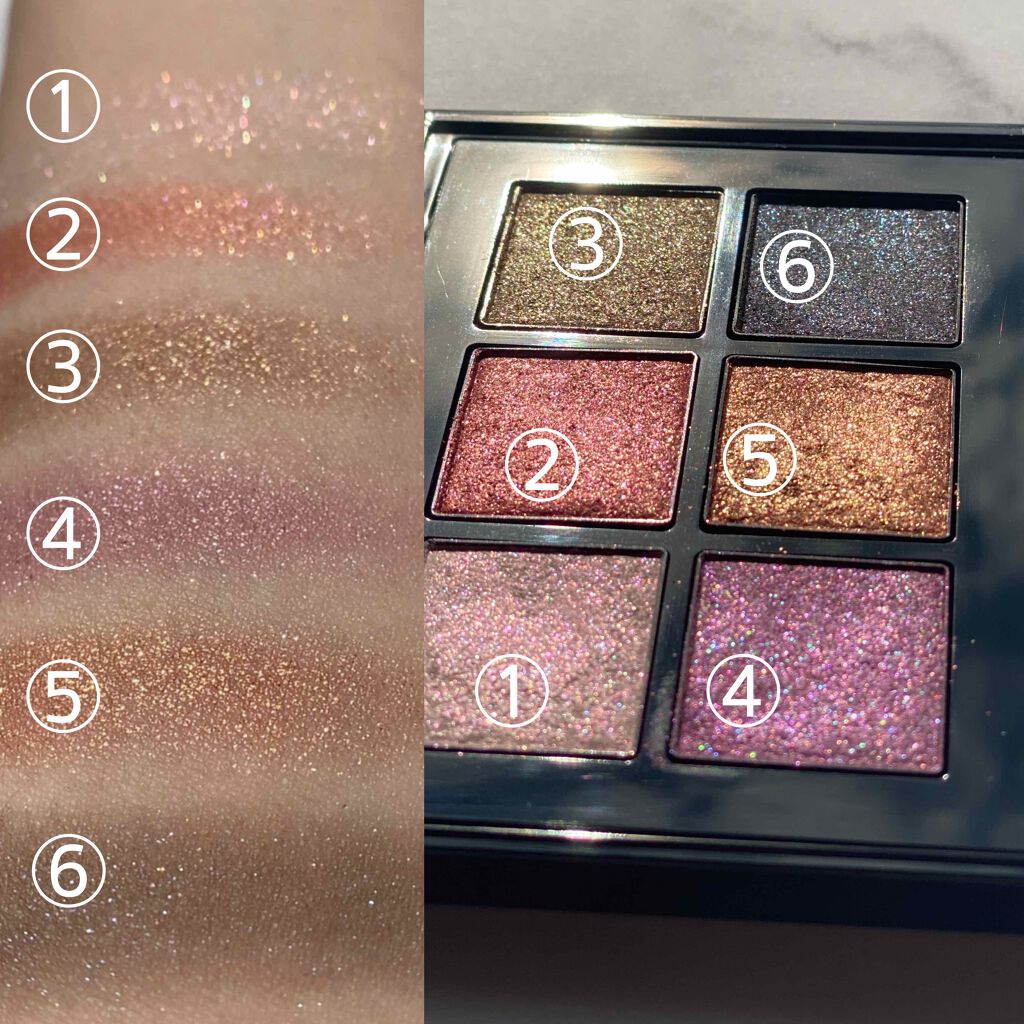 ホリデー アディクション “イリディセント ユーフォリア” EYESHADOW PALLETE L/ADDICTION/メイクアップキットを使ったクチコミ（3枚目）