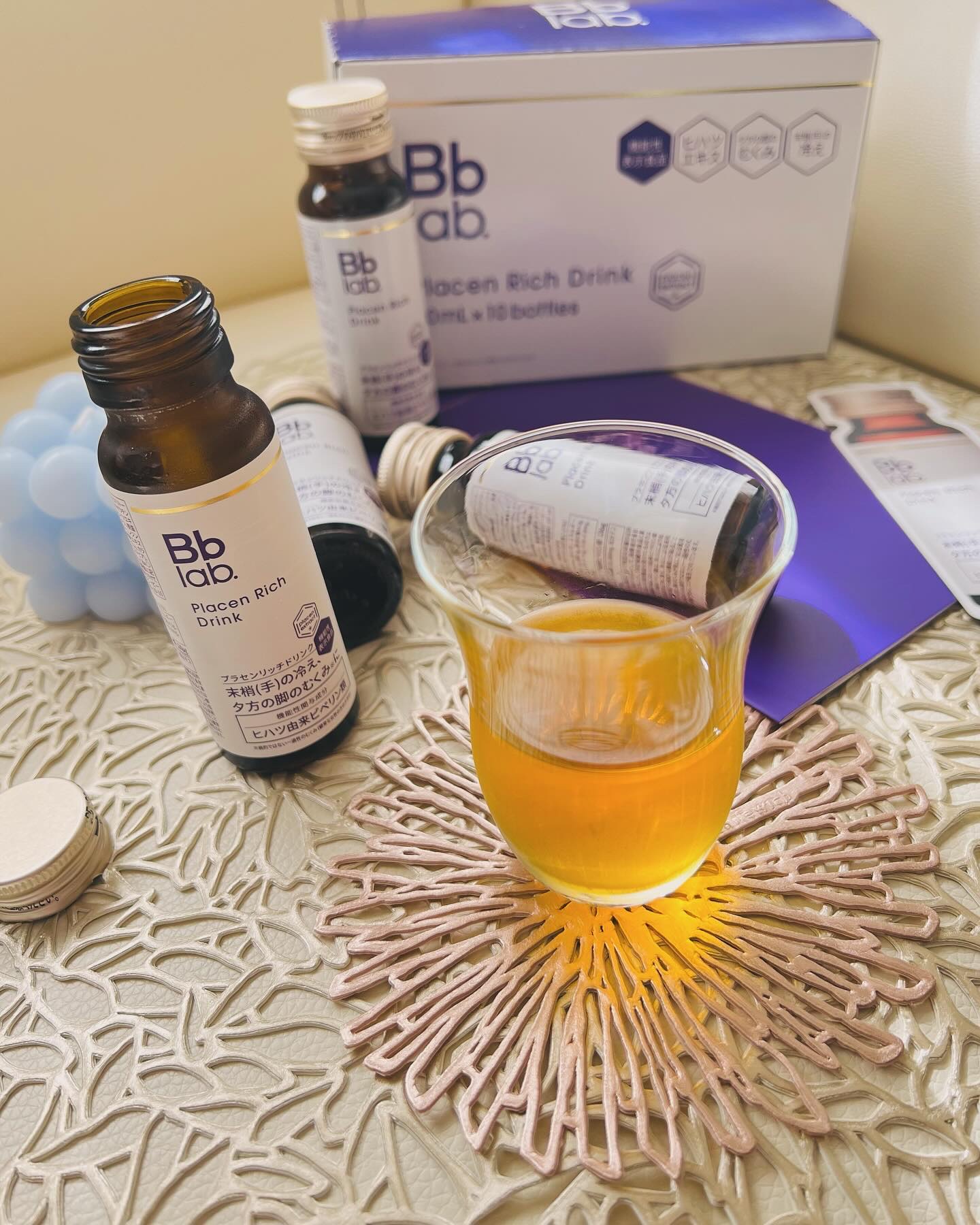 プラセンリッチドリンク/Bb lab./美容ドリンクを使ったクチコミ（2枚目）