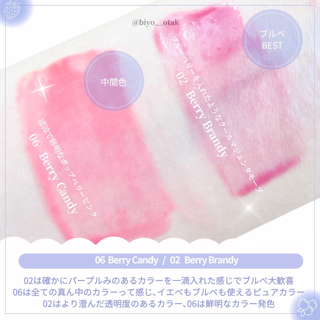 ジューシーベリープランピングリップオイル/TOCOBO/リップグロスを使ったクチコミ(3枚目)