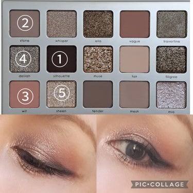 Natasha Denona I NEED A NUDE PALETTE のクチコミ「『Natasha Denona  I NEED A NUDE PALETTE』パレットを使って.....」（3枚目）