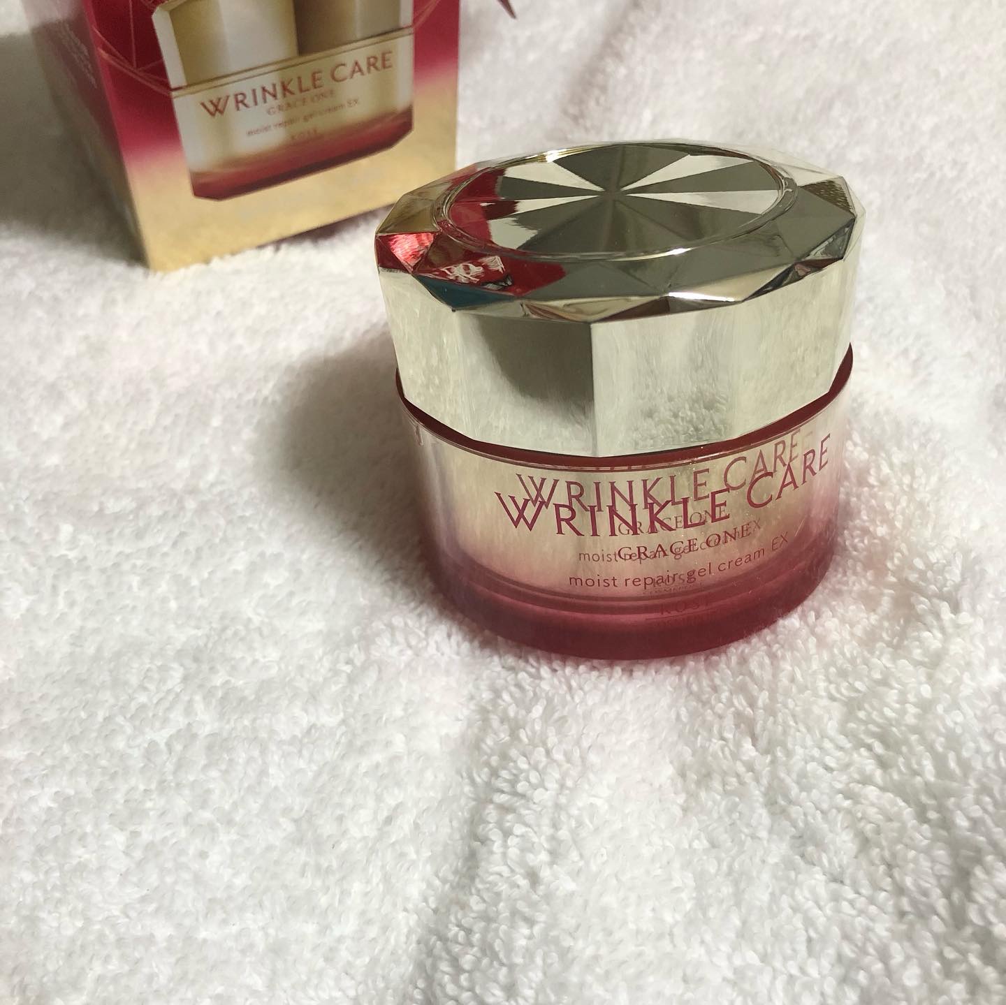 リンクルケア モイストジェルクリーム/グレイスワン/オールインワン化粧品を使ったクチコミ（2枚目）