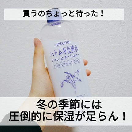 ハトムギ化粧水(ナチュリエ スキンコンディショナー R )/ナチュリエ/化粧水を使ったクチコミ(1枚目)