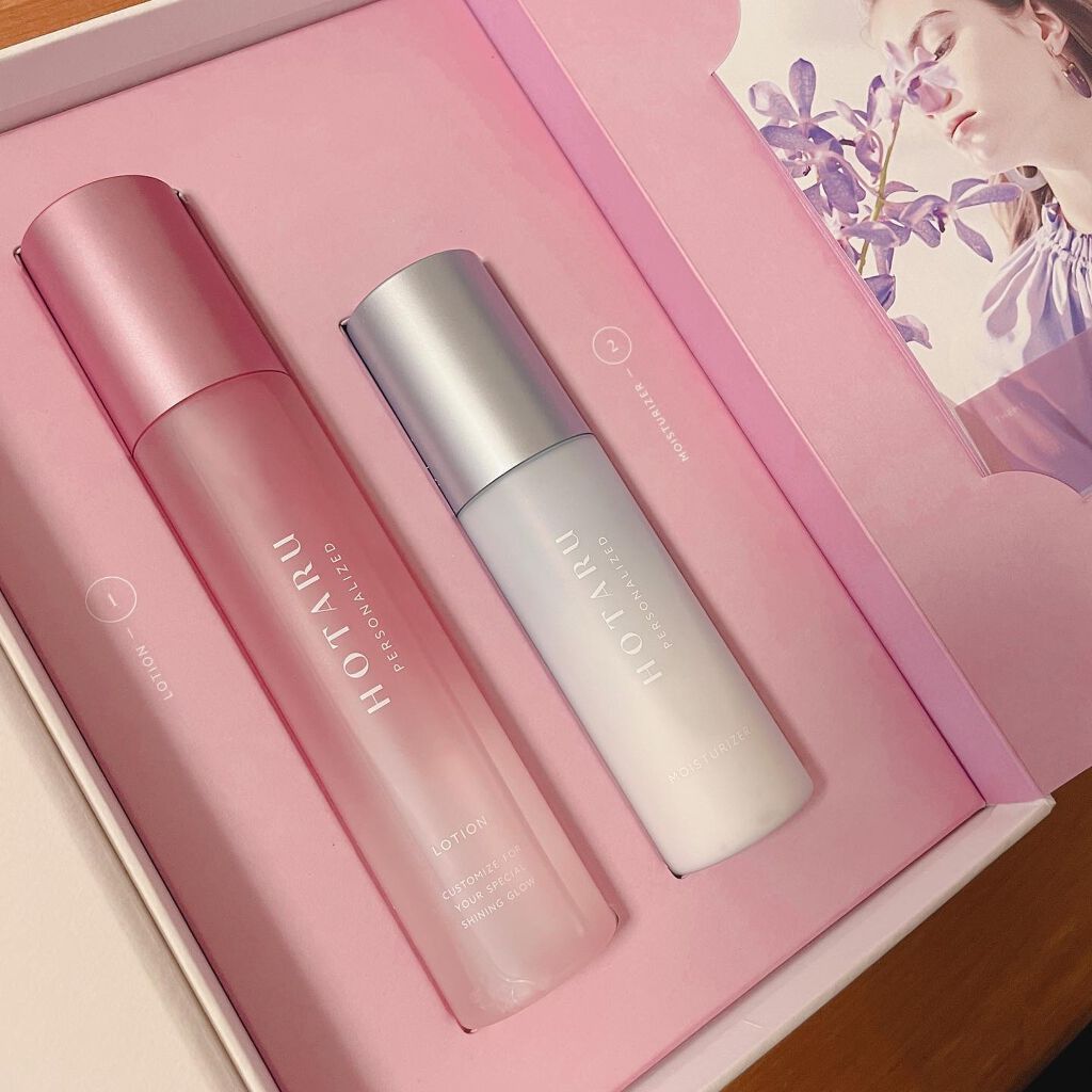  HOTARU PERSONALIZED LOTION／MOISTURIZER /HOTARU PERSONALIZED/スキンケアキットを使ったクチコミ（1枚目）