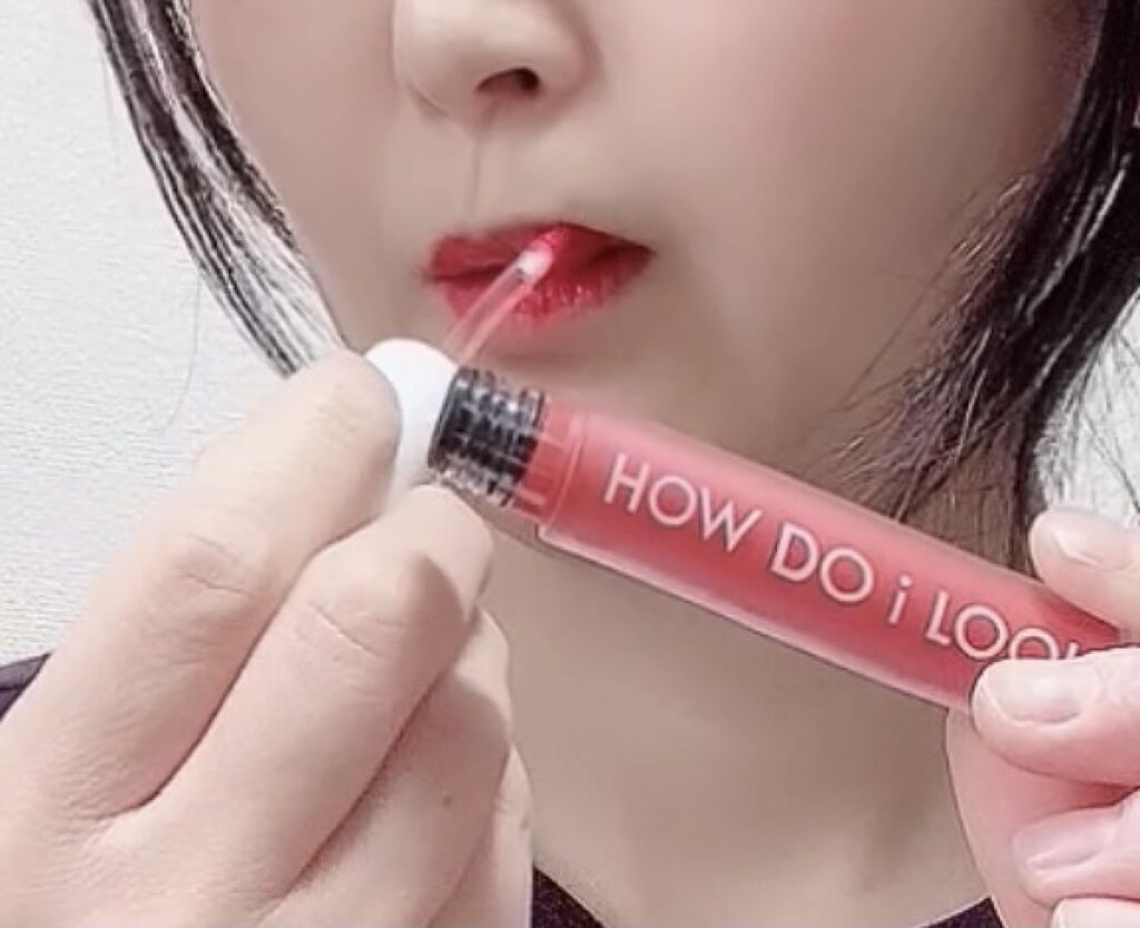 エマルジョンリップティント 001/HOWDOiLOOK/リップティントを使ったクチコミ（3枚目）