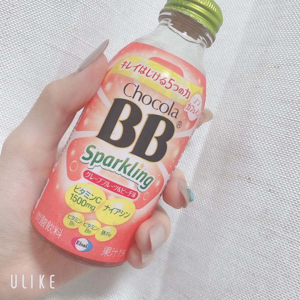 チョコラBBスパークリング/チョコラBB/美容ドリンクを使ったクチコミ（1枚目）