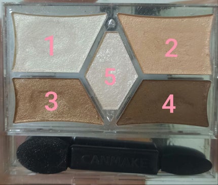 【旧品】パーフェクトスタイリストアイズ/キャンメイク/アイシャドウパレットを使ったクチコミ(2枚目)