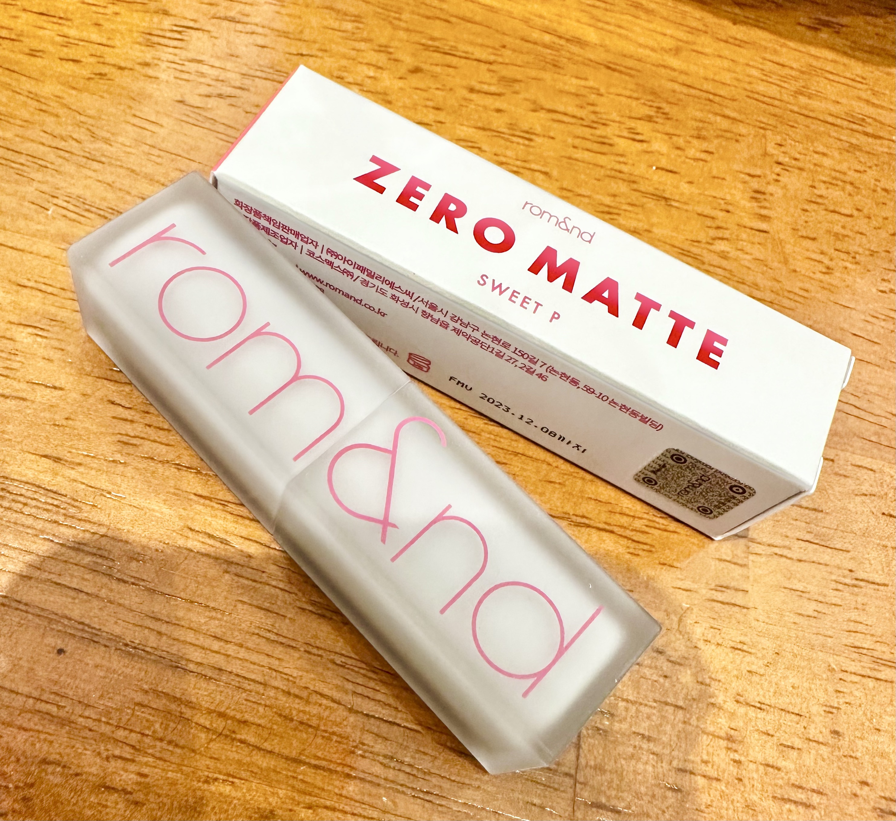 ゼロマットリップスティック/rom&nd/口紅を使ったクチコミ（2枚目）