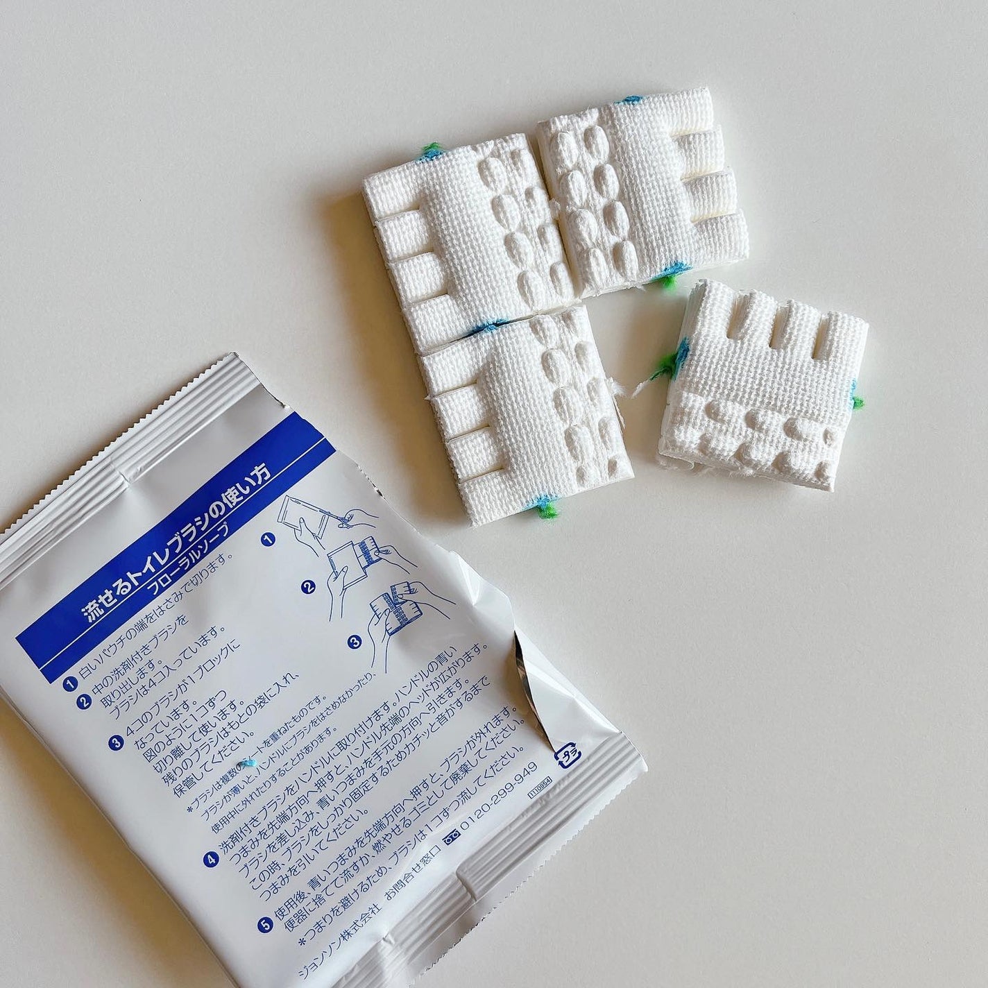 スクラビングバブル 流せるトイレブラシ/ジョンソン/その他を使ったクチコミ(3枚目)