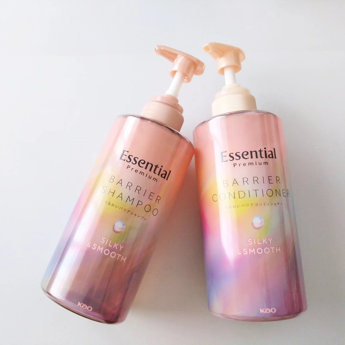 エッセンシャルプレミアム バリアシャンプー・コンディショナー シルキー＆スムース/エッセンシャル/市販シャンプーを使ったクチコミ（1枚目）