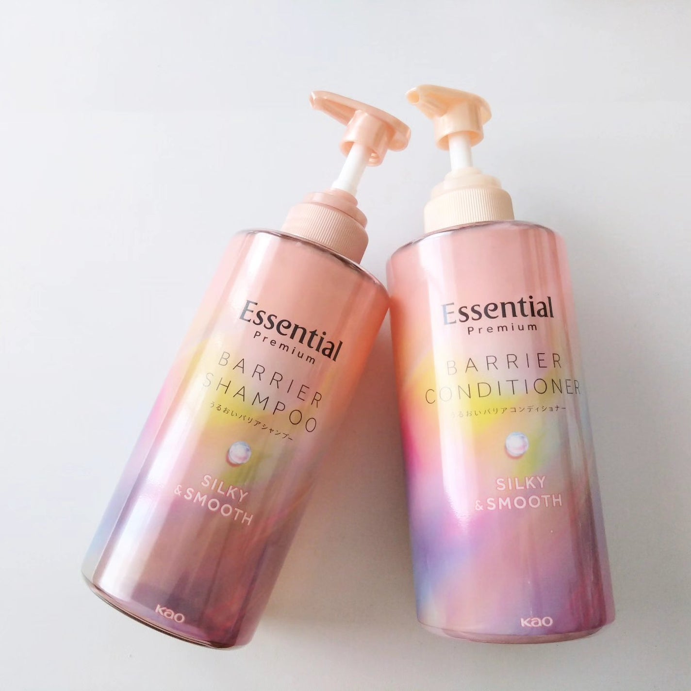 エッセンシャルプレミアム バリアシャンプー・コンディショナー シルキー&スムース/エッセンシャル/市販シャンプーを使ったクチコミ(1枚目)