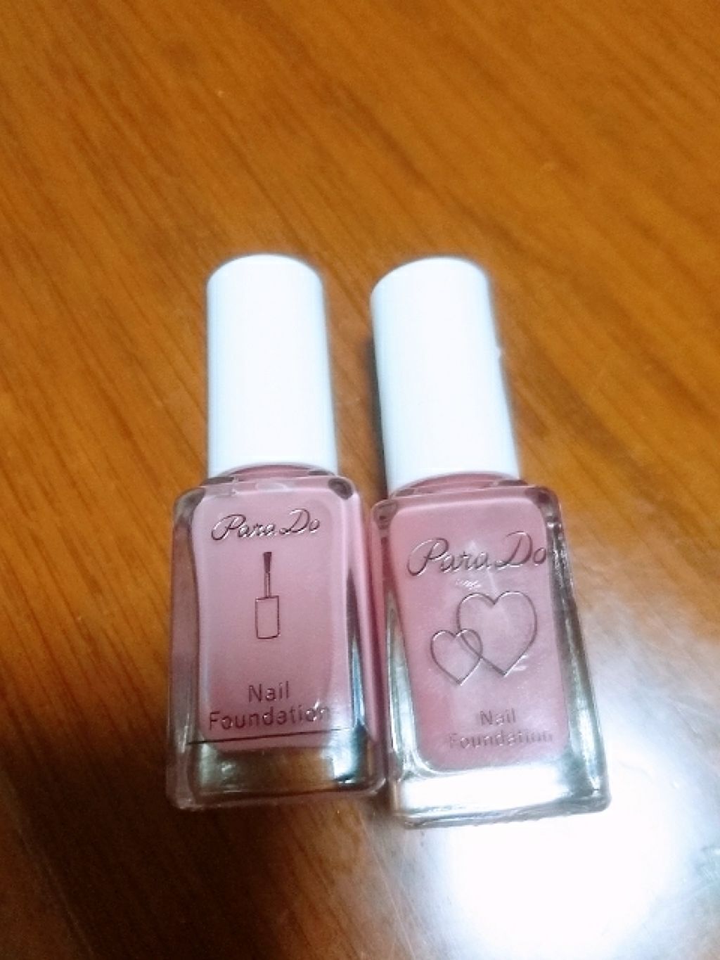 ネイルファンデーション PO ピンクオークル/パラドゥ/マニキュアを使ったクチコミ（1枚目）