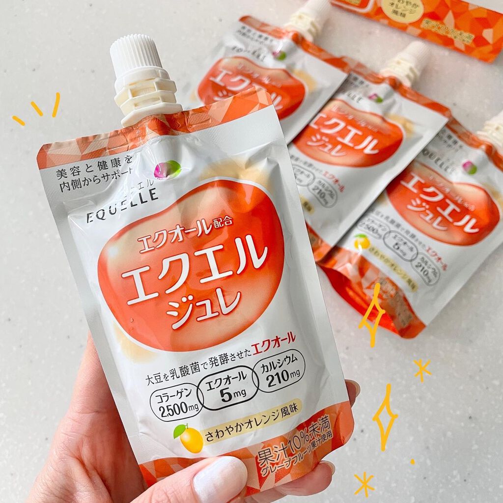 エクエル ジュレ さわやかオレンジ風味/大塚製薬/ゼリー飲料を使ったクチコミ（1枚目）