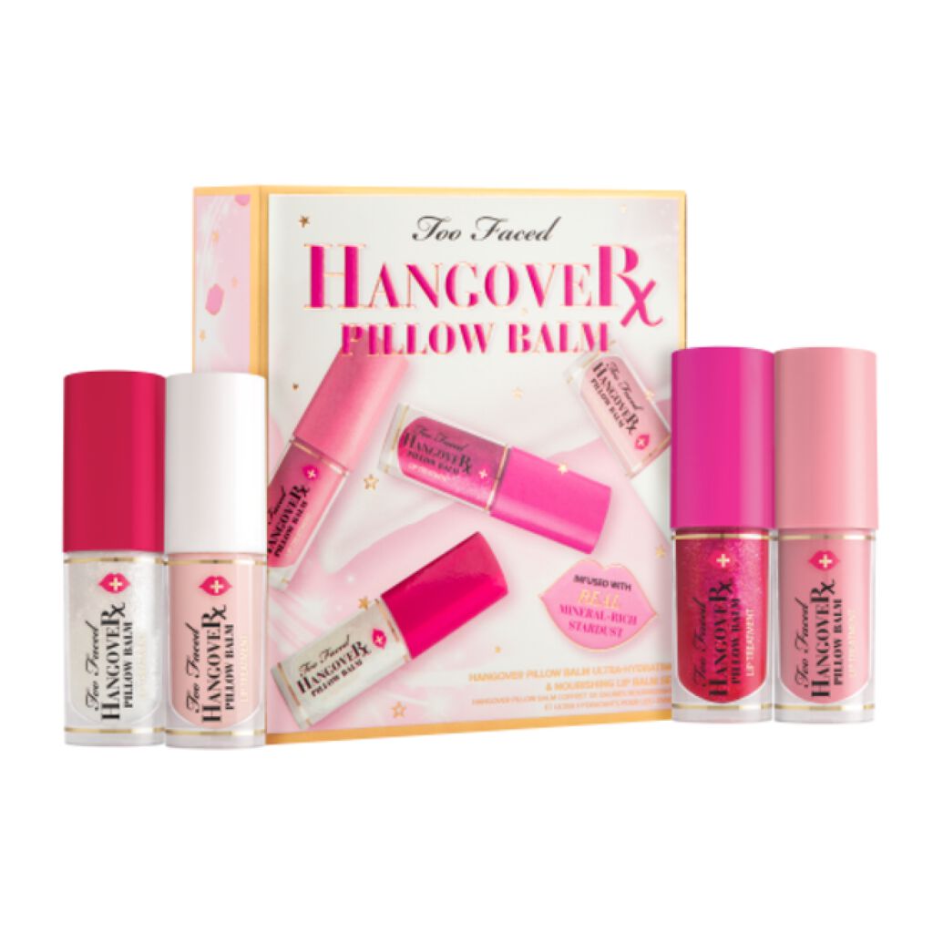 トゥーフェイスドハングオーバーピローバームリップトリートメントセット / Too Faced