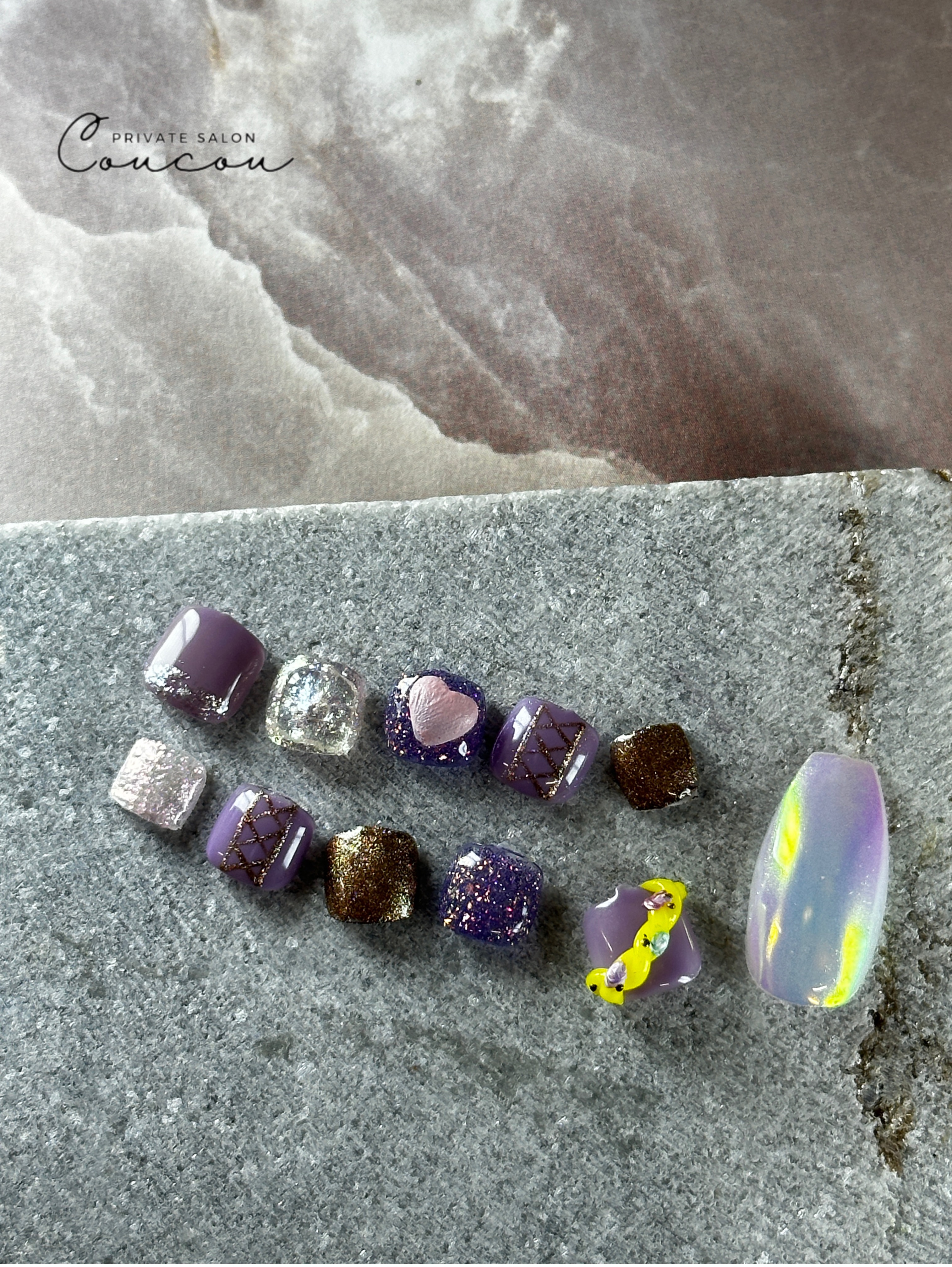 #ラプンツェルネイル,#プリンセスネイル,#ハロウィンネイルのネイルデザイン