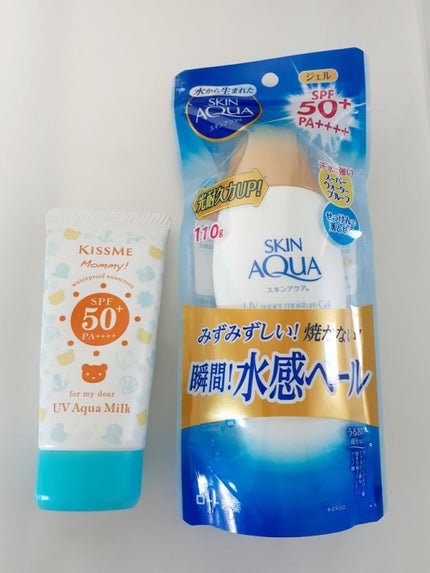 スキンアクア スーパーモイスチャージェル/スキンアクア/日焼け止めジェルを使ったクチコミ(1枚目)