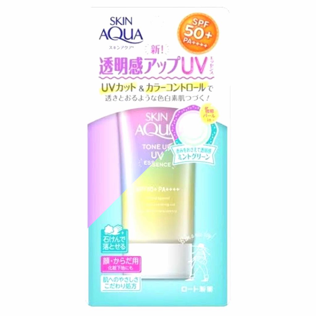 スキンアクア トーンアップUVエッセンス/スキンアクア/日焼け止めクリームを使ったクチコミ（1枚目）