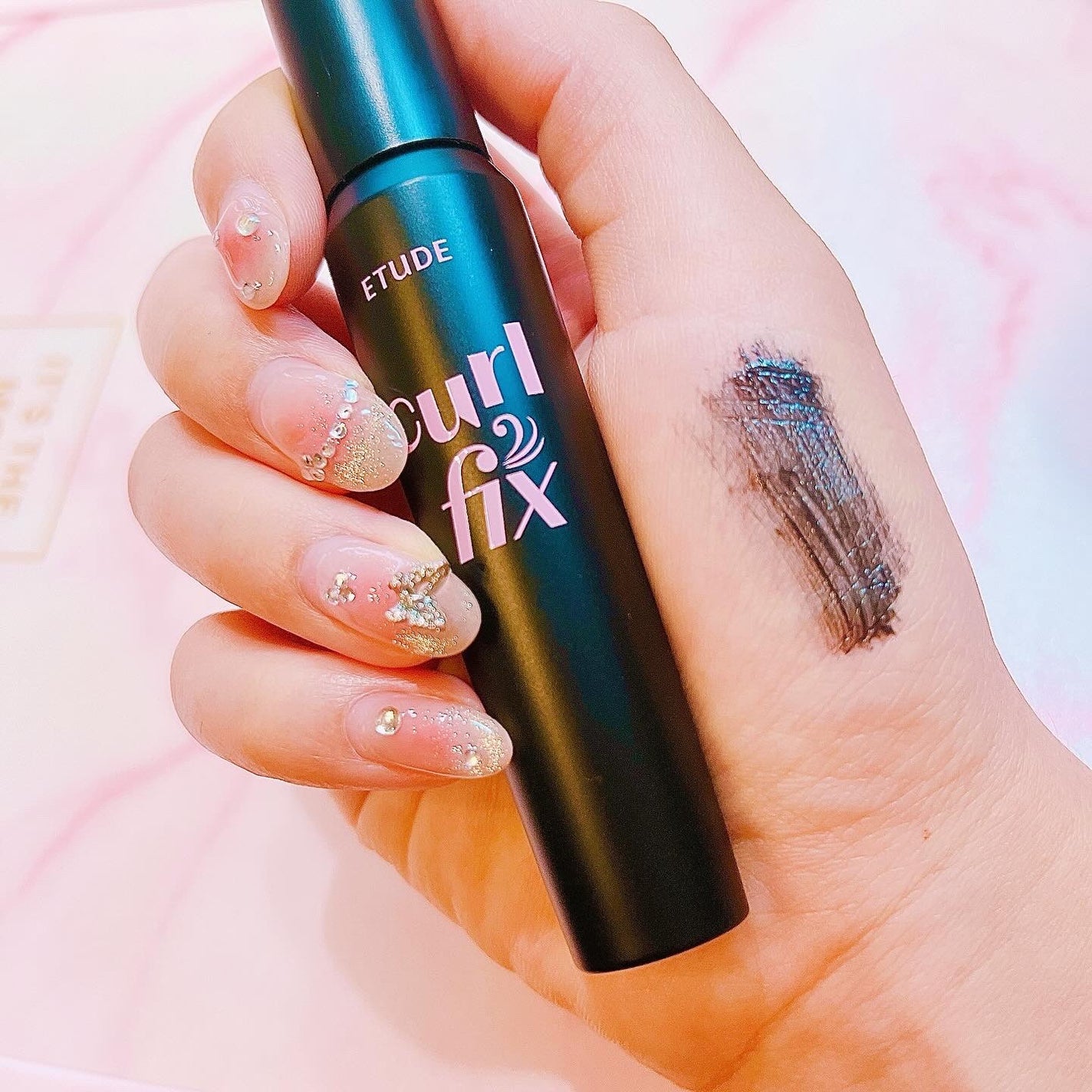 カールフィックスマスカラ ボリュームブラック/ETUDE/マスカラを使ったクチコミ(3枚目)