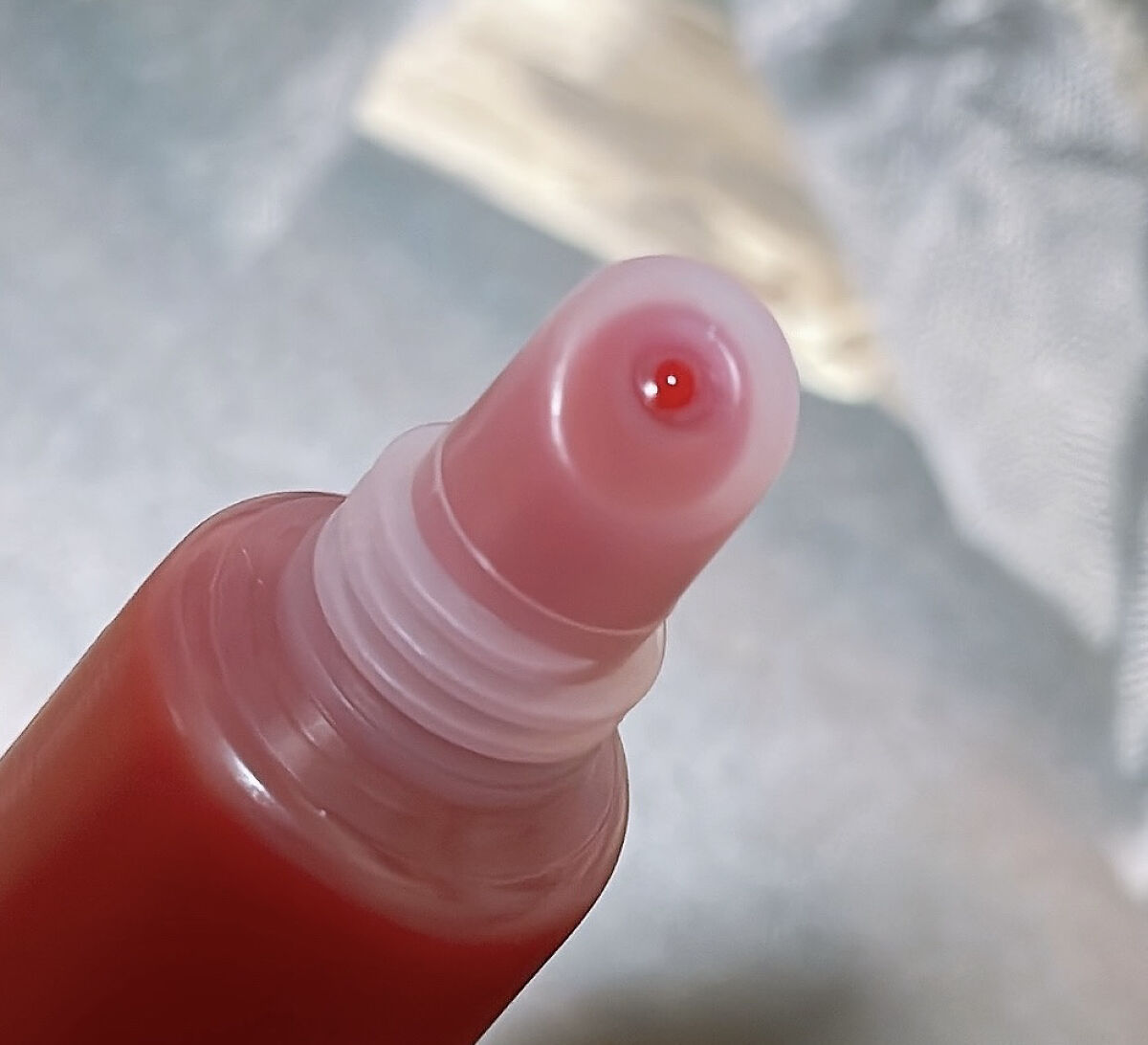 リップエッセンスカラー バーガンディー/無印良品/リップグロスを使ったクチコミ（3枚目）