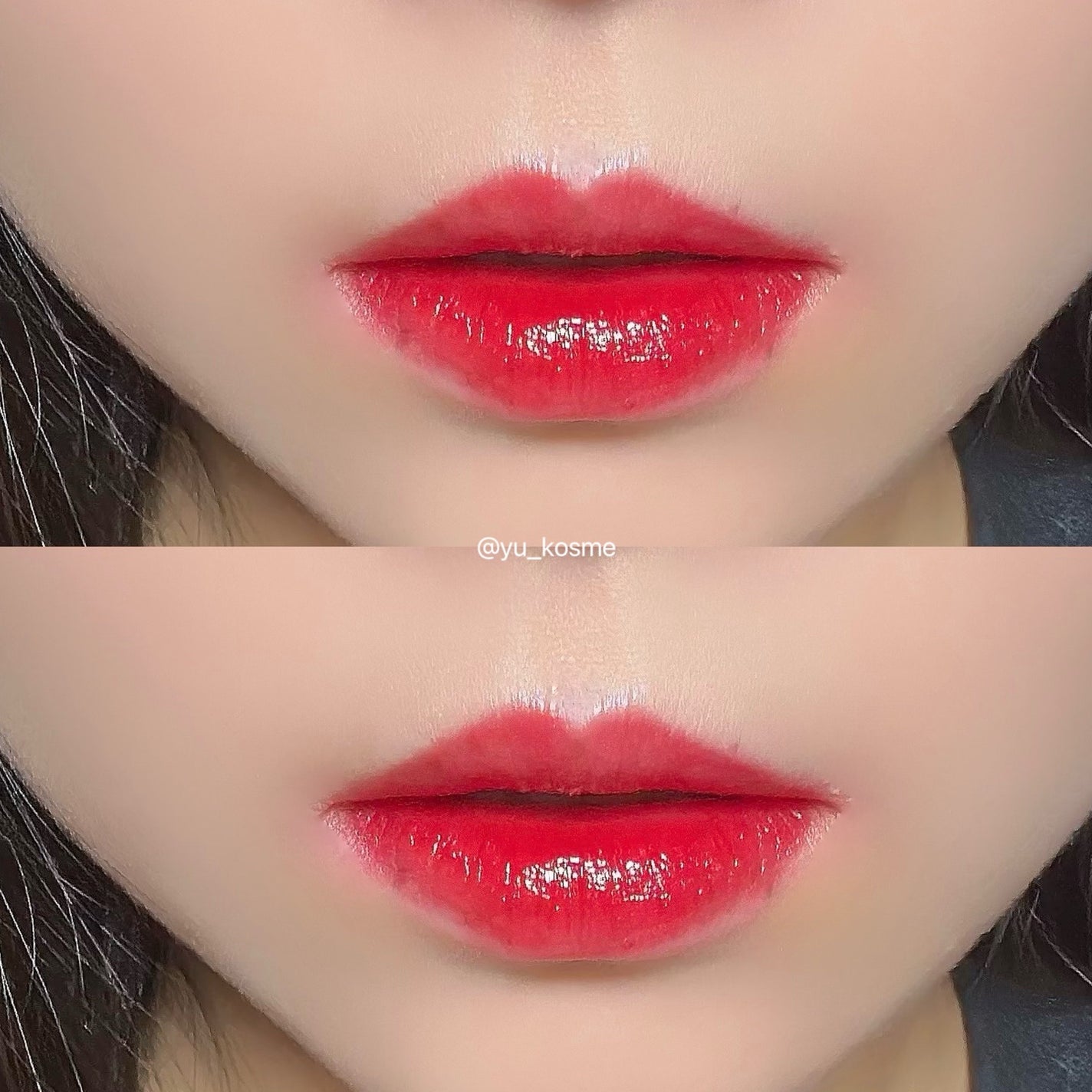 ジューシーラスティングティント/rom&nd/リップティントを使ったクチコミ(4枚目)