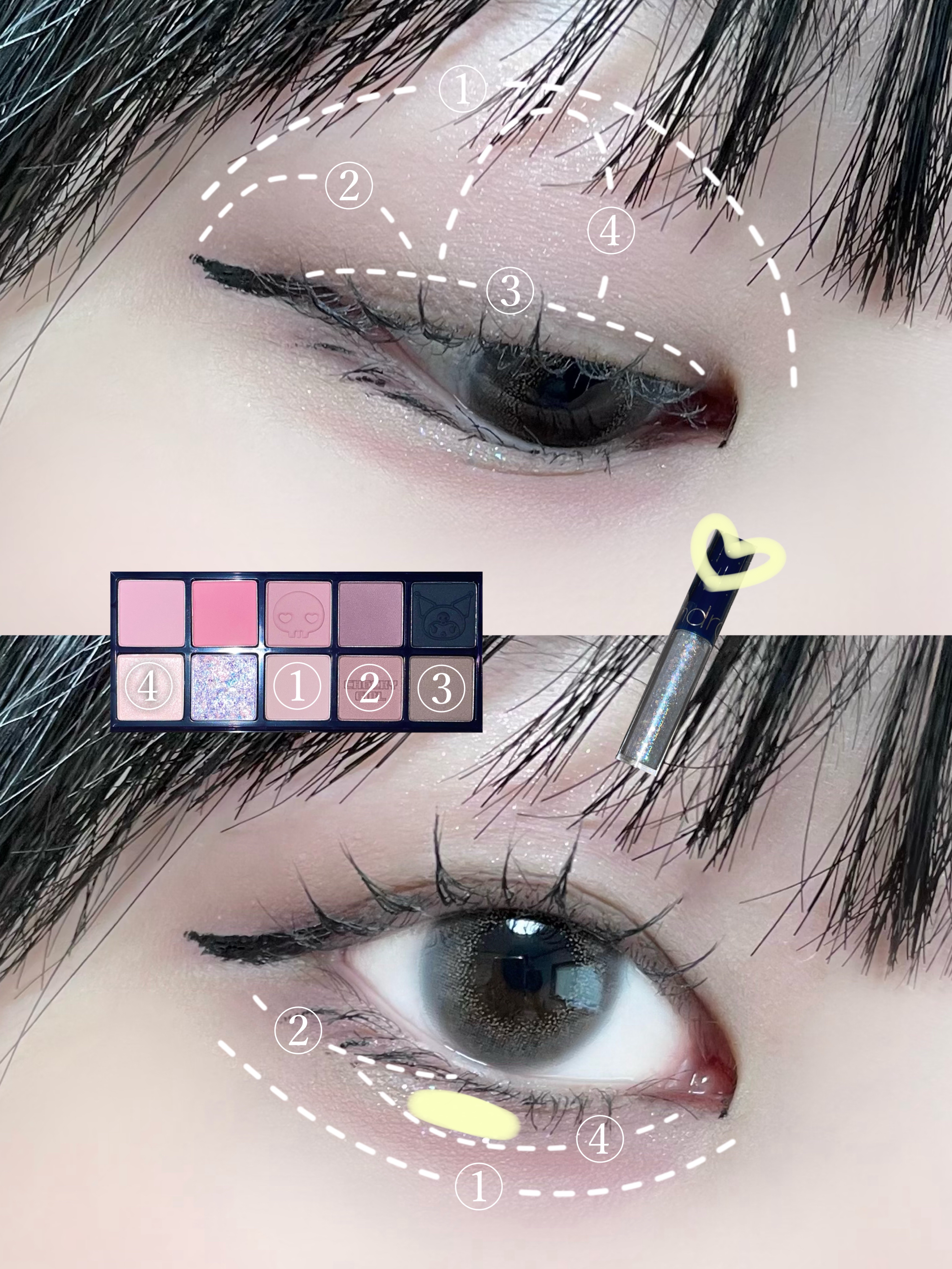 ベターザンパレット/rom&nd/アイシャドウパレットを使ったクチコミ（3枚目）