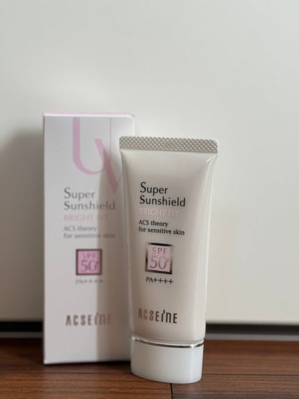 スーパーサンシールド ブライトフィット/ACSEINE/日焼け止めミルクを使ったクチコミ(1枚目)
