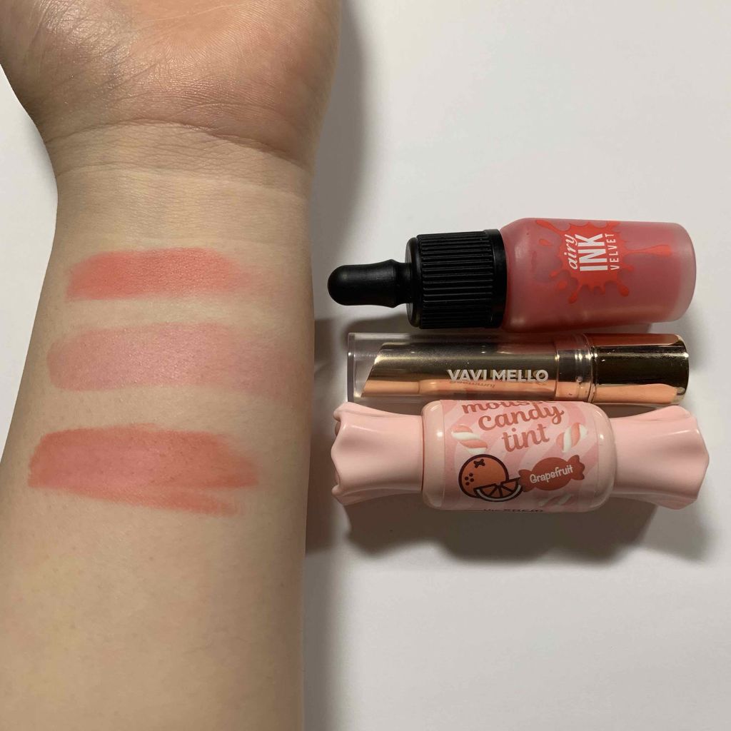 ムース キャンディー ティント/the SAEM/リップティントを使ったクチコミ(3枚目)