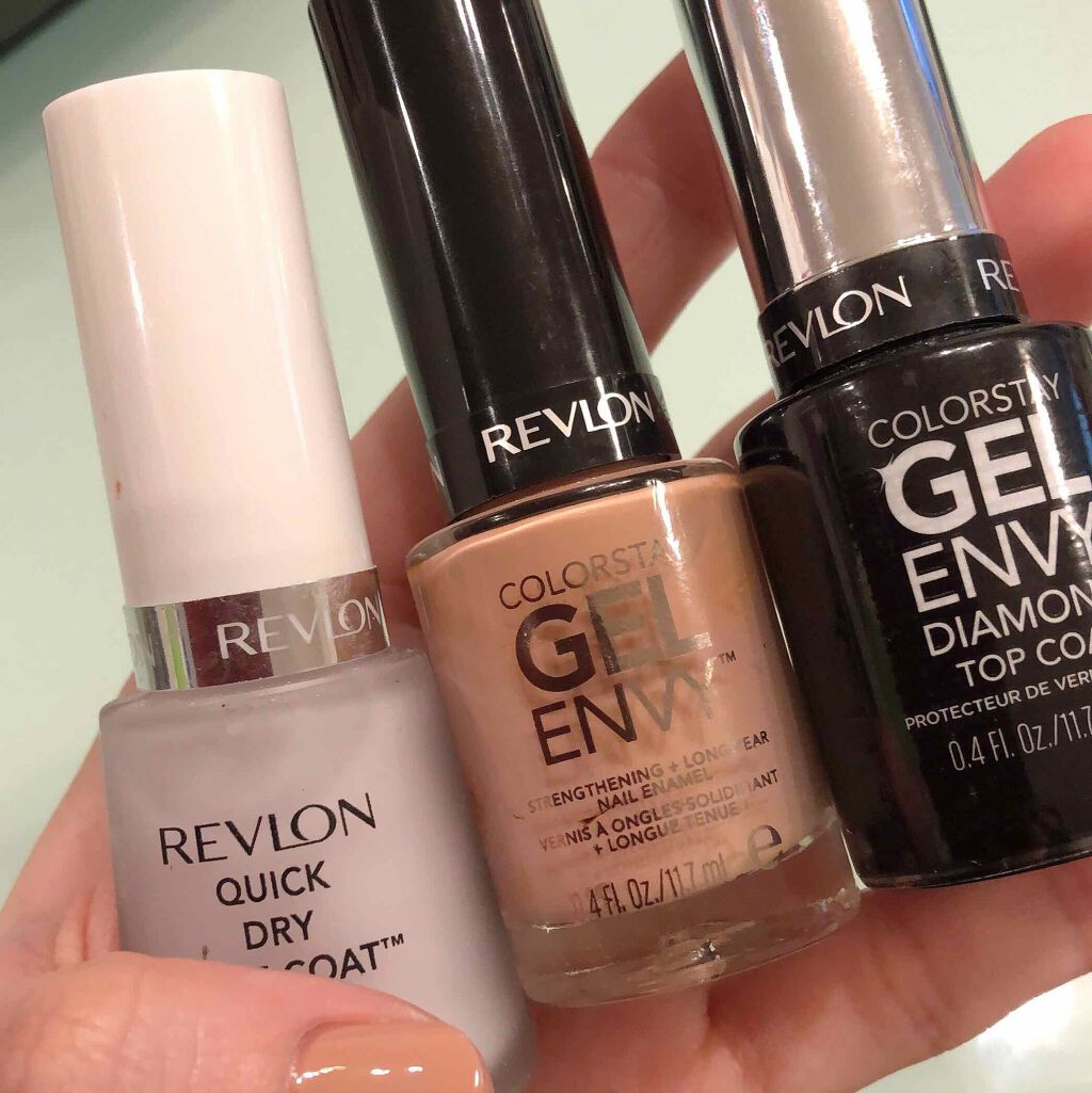 カラーステイ ジェル エンビー ダイヤモンド トップ コート N/REVLON/ネイルトップコートを使ったクチコミ(1枚目)