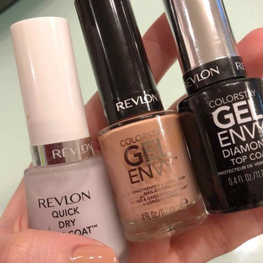 カラーステイ ジェル エンビー ダイヤモンド トップ コート N/REVLON/ネイルトップコート・ベースコートを使ったクチコミ（1枚目）