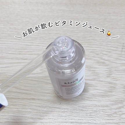 フレッシュリージュースドビタミンドロップ(35ml)/Klairs/美容液を使ったクチコミ(3枚目)
